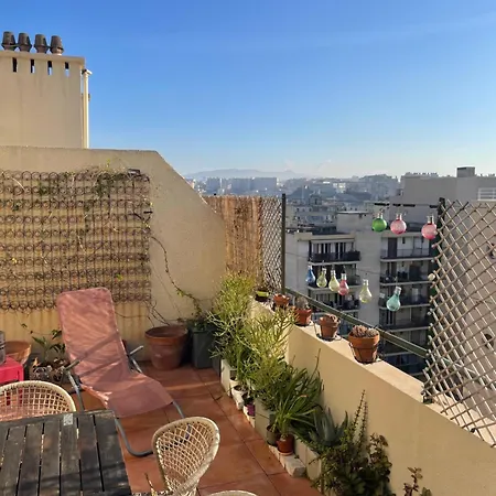 4 Personnes Appart 60 M2 Terrasse 35M2 Sejour Sud 2 Vraies Chambres Gare Saint-Charles Universite Marseille Exterior photo
