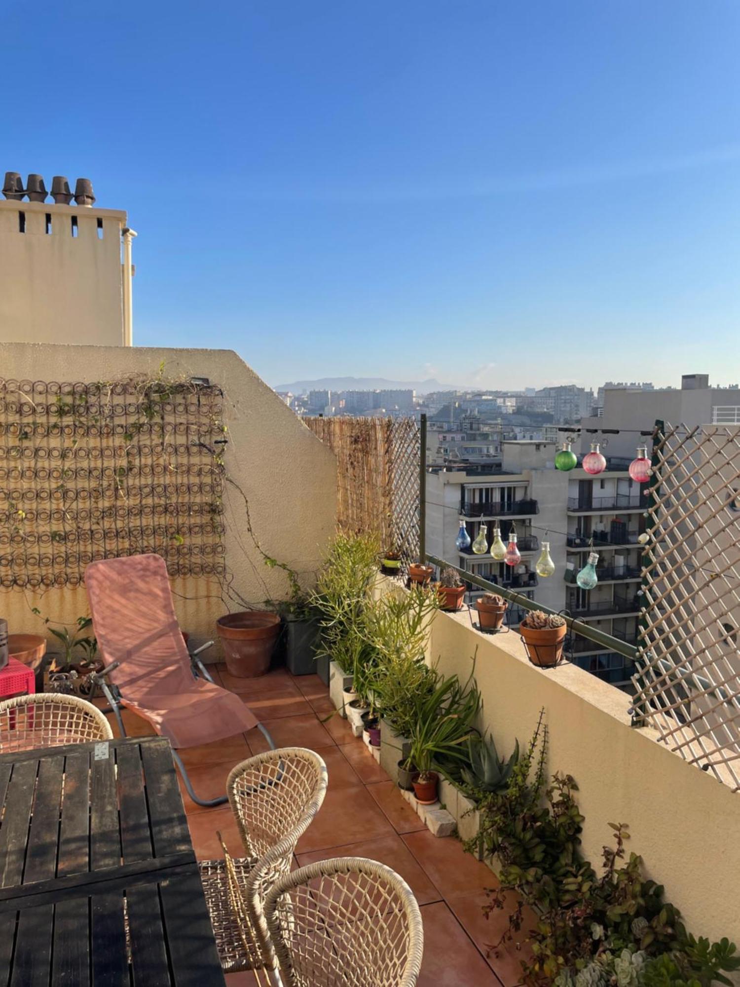 4 Personnes 60 M2 Terrasse 35m2 Sejour Sud 2 Vraies Gare Saint-charles Universite Apartment *